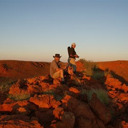 J and S capturing the sunset.