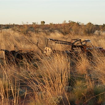 The falourn landrover and trailer.