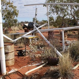 The processing room at the Cannabis farm.