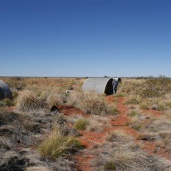 Rudimentary staff accomodation