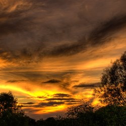 Cunnamulla Campfire Sunset