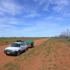 Road to Wilga Station