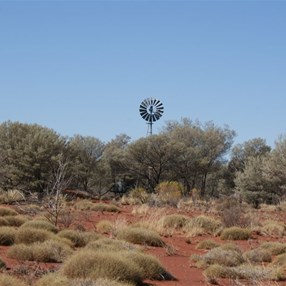 The tank and bore at the Warri site (unserviceable)