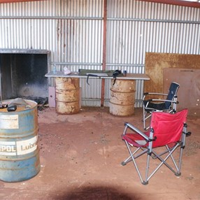 Salubrious facilities of the Warri site shed.