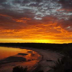Sunrise at Fisherman's Point, Lincoln N PK SA
