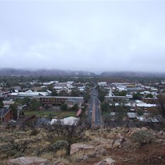 Inclement weather over The Alice