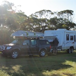 camp site at  Old Perlubie School rest area