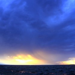 Nullarbor summer storm WA