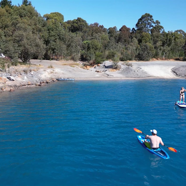 Perfect water for paddle craft