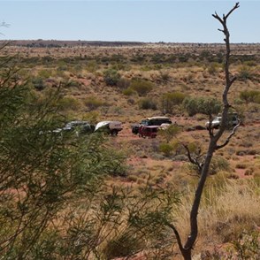 The dune country on the eastern fringes of the Gibson Desert