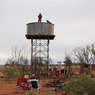 Some idiot in pursuit of better photo angles!