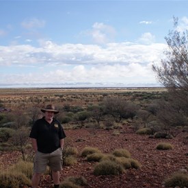 View north towards an unnamed stretch of water