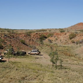 The Breadon Pool camping area