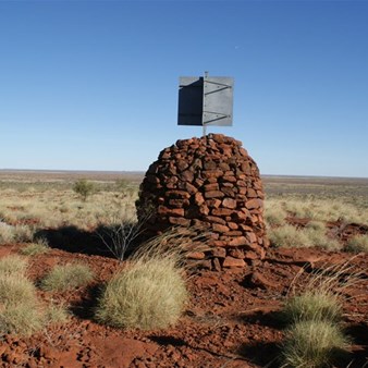 The Trig Marker on Mt Romilly.  Now that is a cairn!