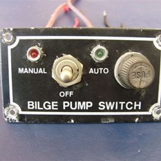 Bilge Pump Switch - Front