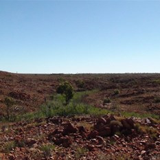 The end of the north running gullies - we're onto the plateau now