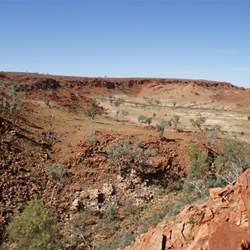 The view to the south from the walls above Explosion Pool