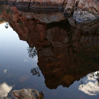 Perfect reflections in the fading light