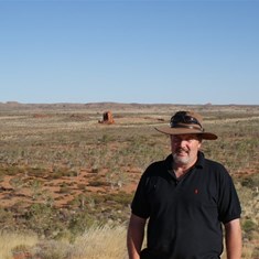 On top of the mighty dune to the east of HR