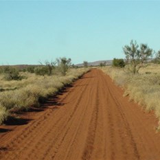 A corrugated Talawana Track east of Parnngurr