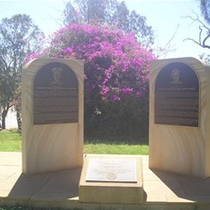 Pilot Memorial visited during the history tour