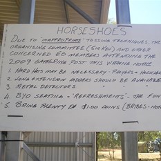 Even WARNING signs were erected