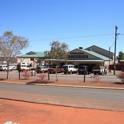 View of main street looking at Gunbarrel Groceries Store