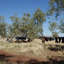 A mans work -  6 days on the road and water at last.