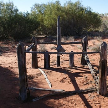 The graves of Shoesmith and Thompson - Well 37