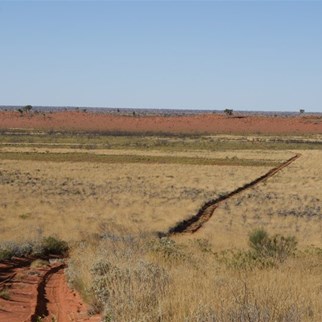 The track south towards Well 40 - CSR