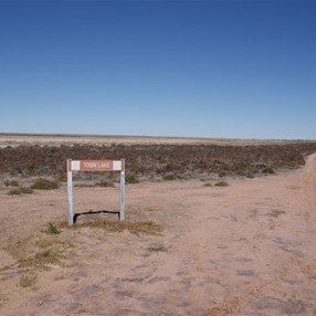 The expanse Lake Tobin.