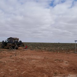 Lunch stop at Haig - A whole lot of nothing on the Nullabour