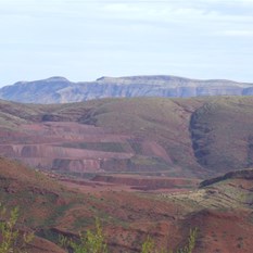 The Tom Price Mine from Mt Nameless