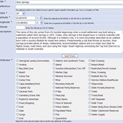 Create new place form
