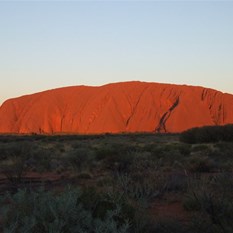 Iconic is it not? - The rock at sunset.