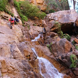 The Boys Climbing Through El Questro Gorge