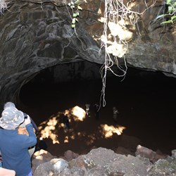 Decent into the Undara lava Tubes