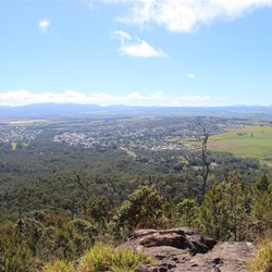 The View from the Summit of Mt Yabi 1123m