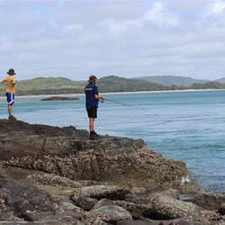 Fishing With Harrison At The Tip