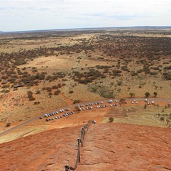 On Our Way Upto The Top Of Ayres Rock