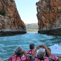 Jet Boat through the Falls