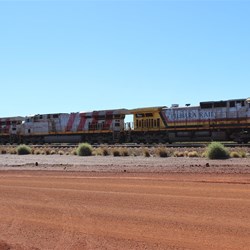 On the Rail access Road 