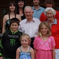 Leah and Chardae with cousins and grandparents