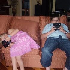 Chardae and Blake in usual position