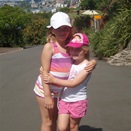 Leah and Chardae at Sydney's Taronga Zoo