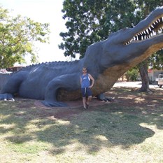 The giant croc at Wyndham