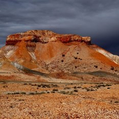 Painted Desert in sombre mood
