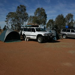 William Creek camping ground.