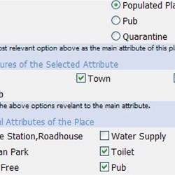 Place Sub Features and Additional Attributes