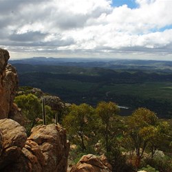 walking on top was cold, windy and exposed